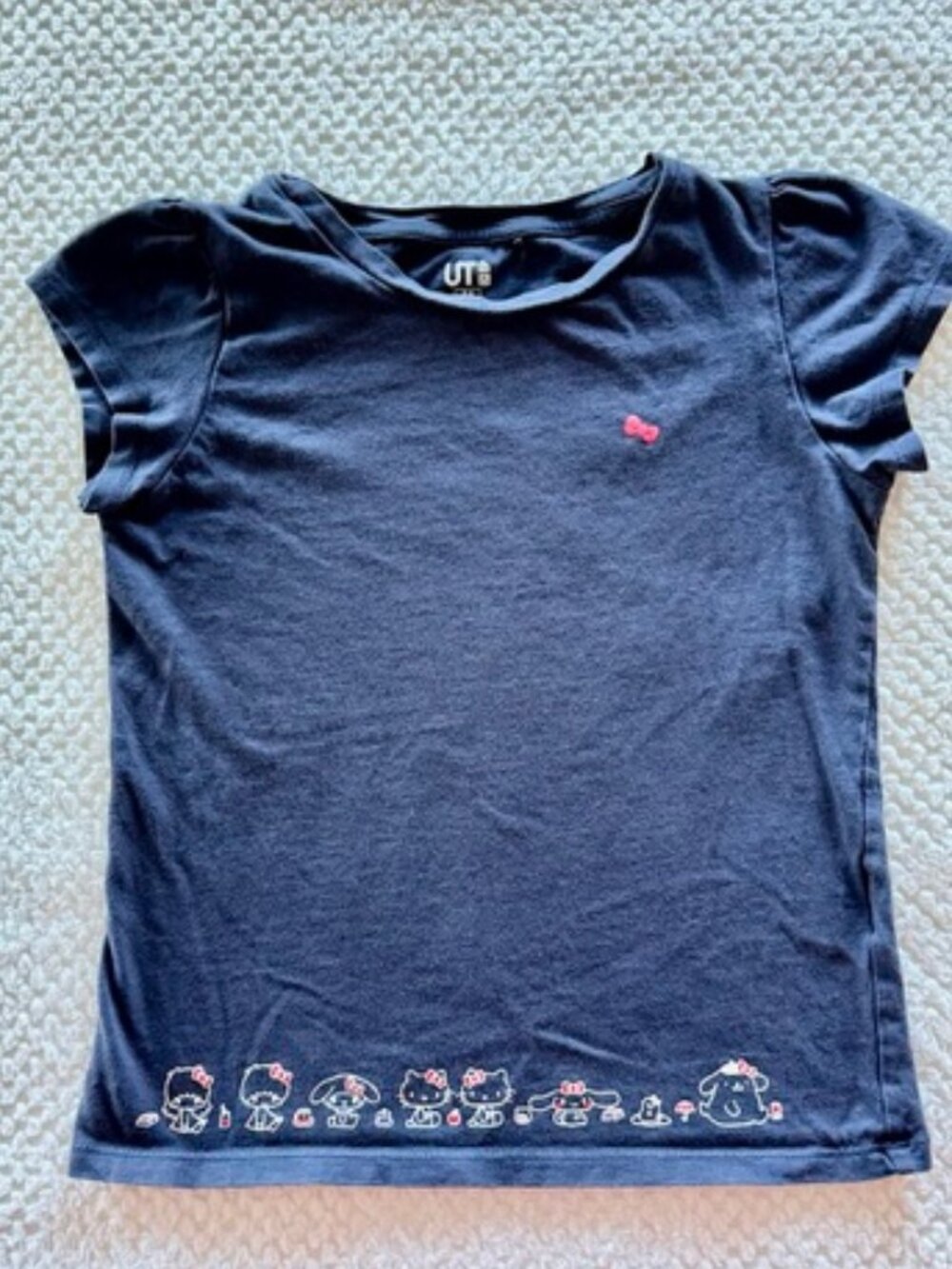 UNIQLO UT × Sanrio Hello Kitty Blue 5-6 T-Shirt Cinamoroll My Melody Pompompurin
